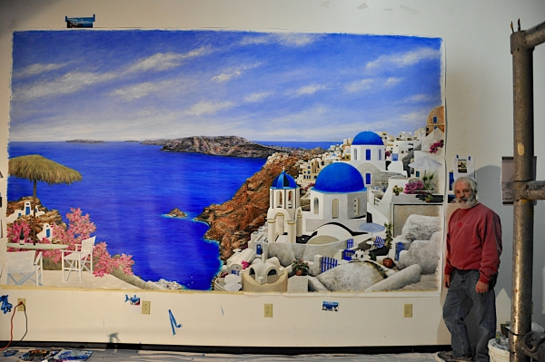 Santorini by Paul Means