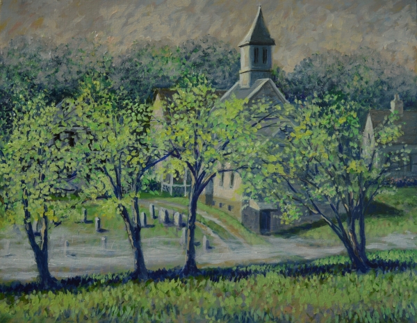 Click here to view Landscape with Church by Paul Means