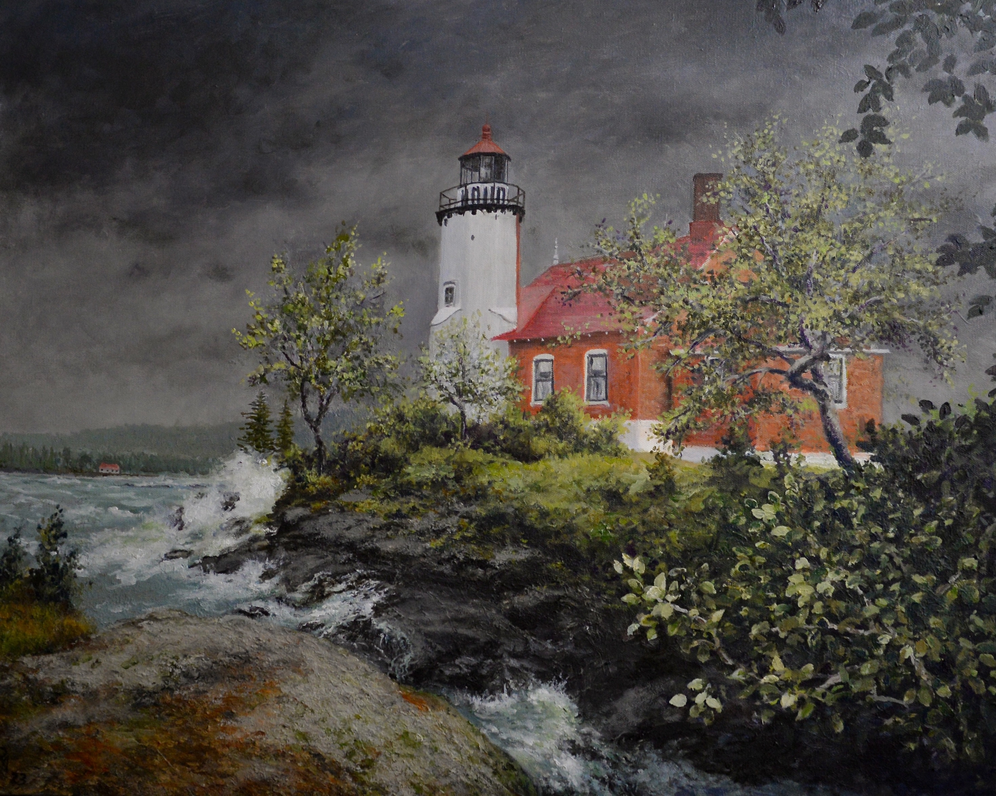 Keweenaw Lighthouse by Paul Means