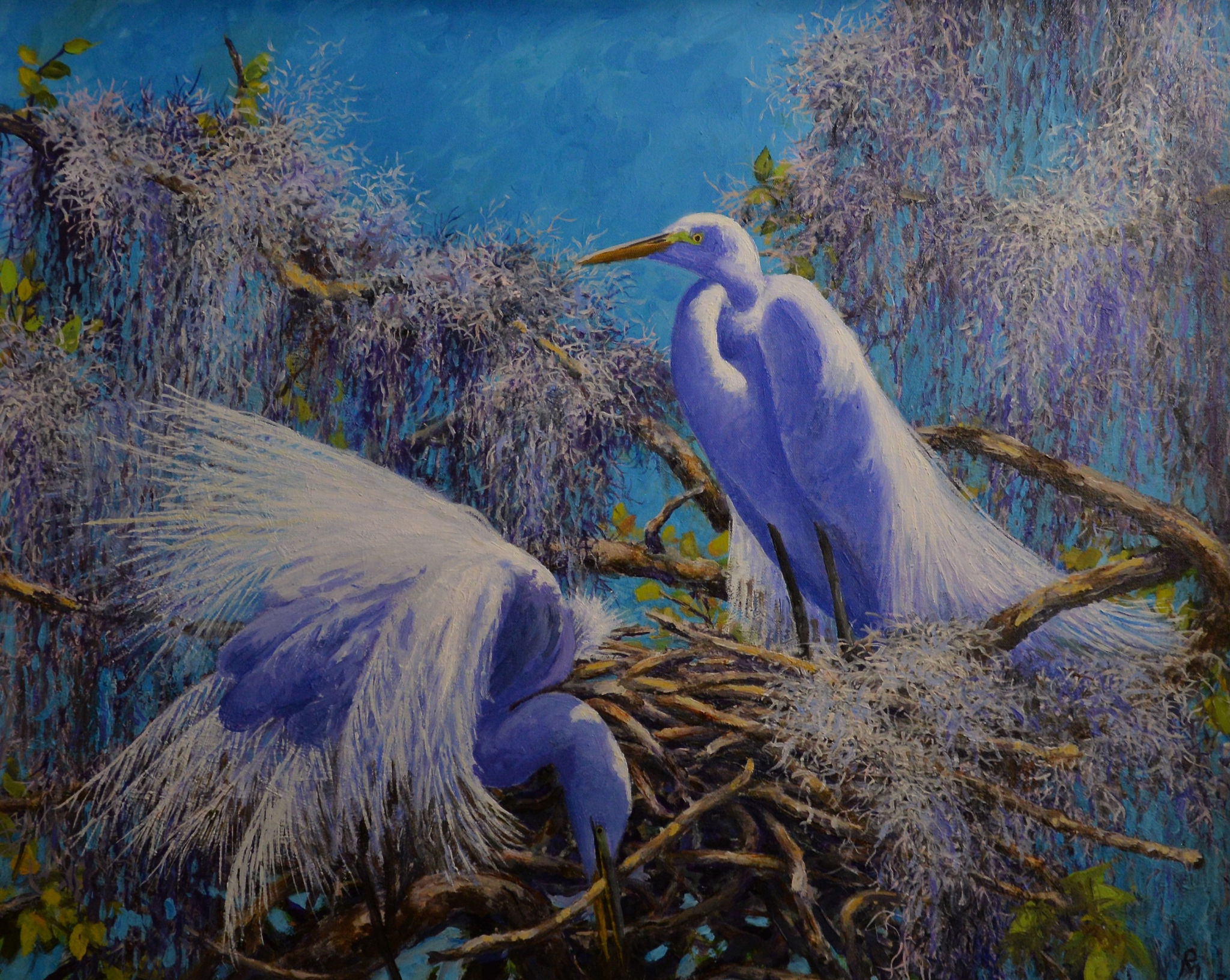Home of the Egret by Paul Means