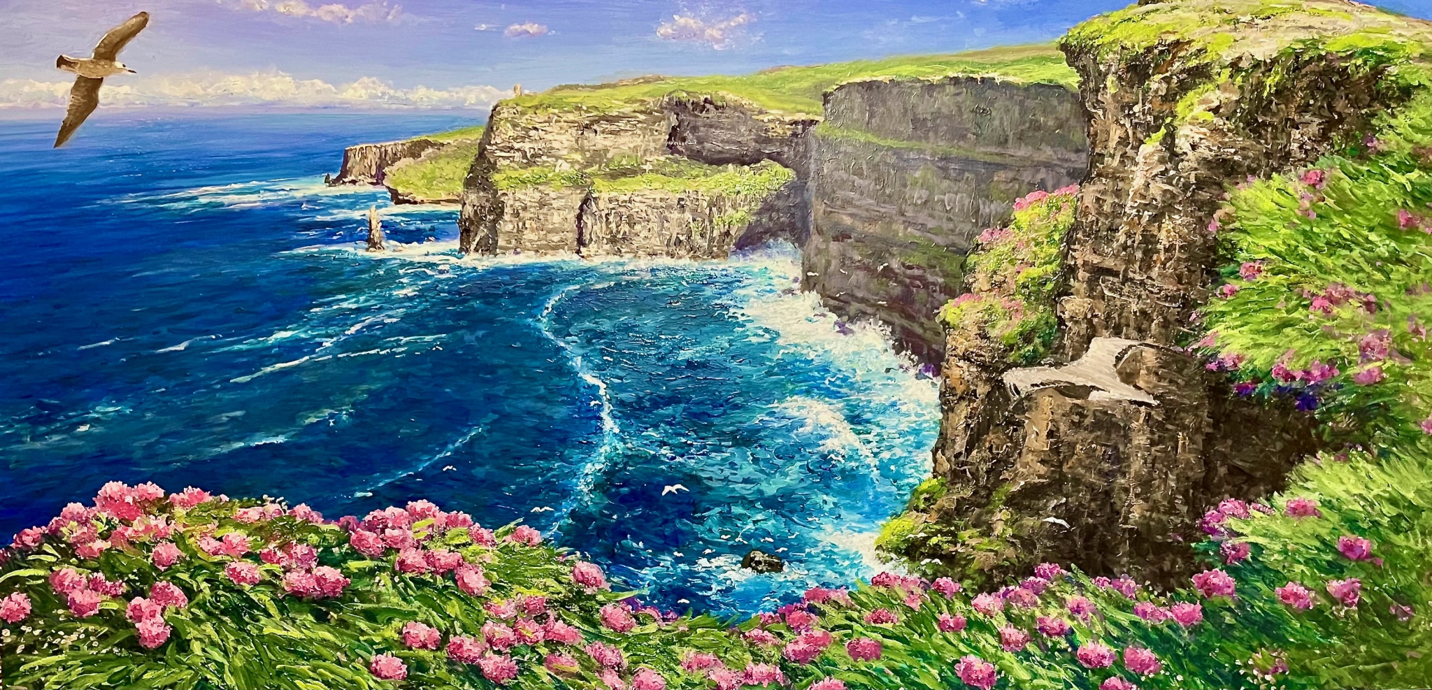 Click here to view Cliffs of Moher by Paul Means