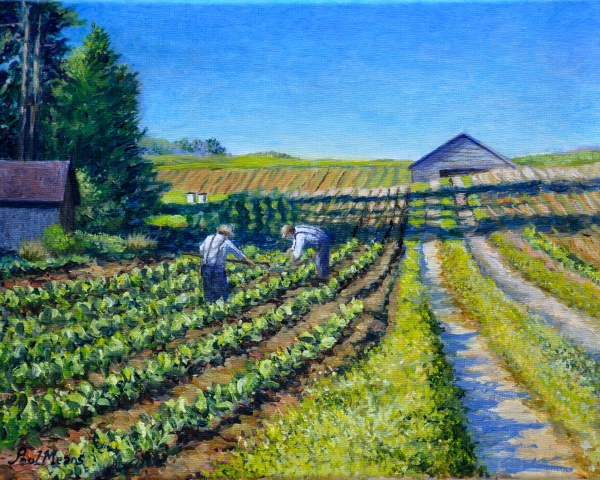 Farmers, Early Morning by Paul Means
